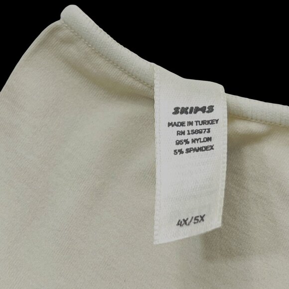 SKIMS Essential T-Shirt Bodysuit‎ Bone Womens 4X/5X - Picture 6 of 12